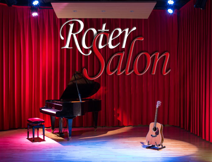 Roter Salon P-Git und Logo